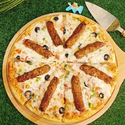 Veg 'O' Kabab Pizza